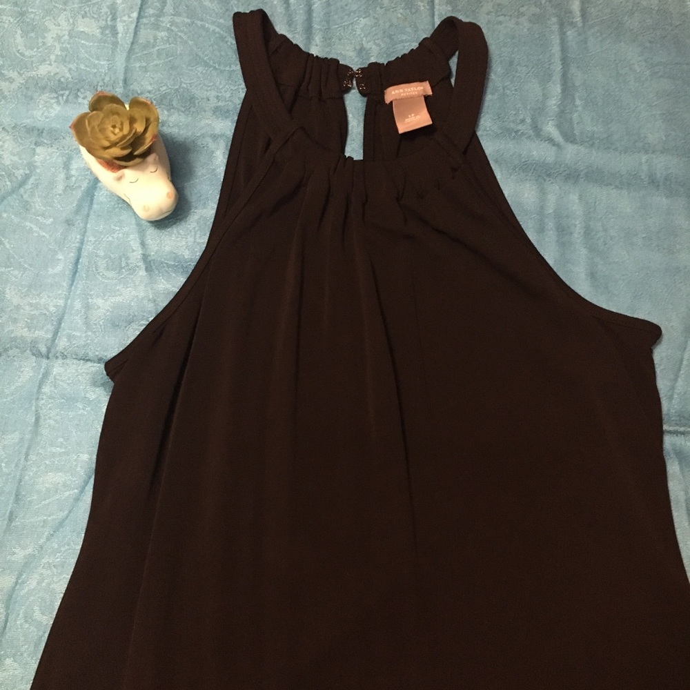 Ann Taylor black blouse